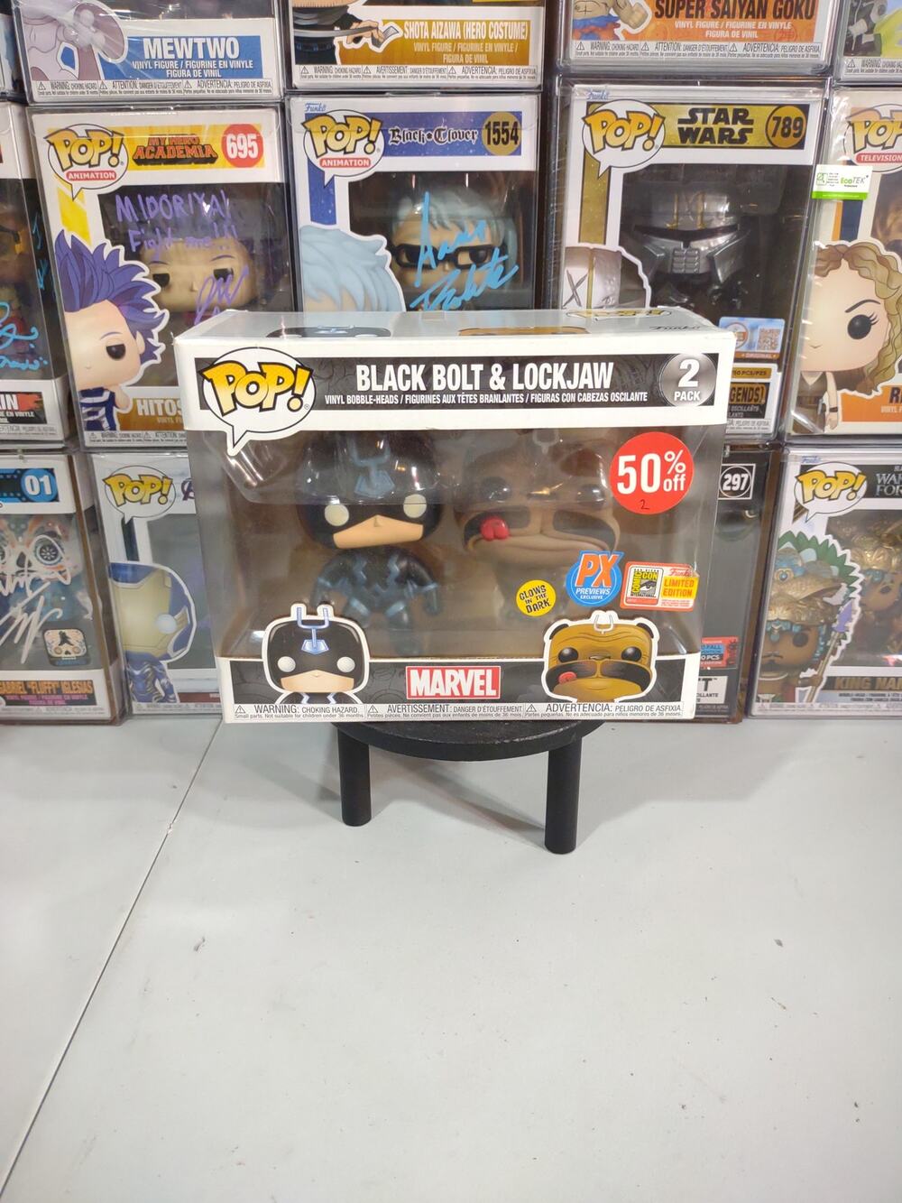 Black Bolt and Lockjaw 2 pk